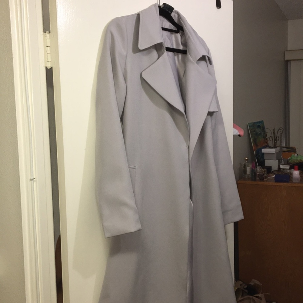 Light Grey Trench Coat!